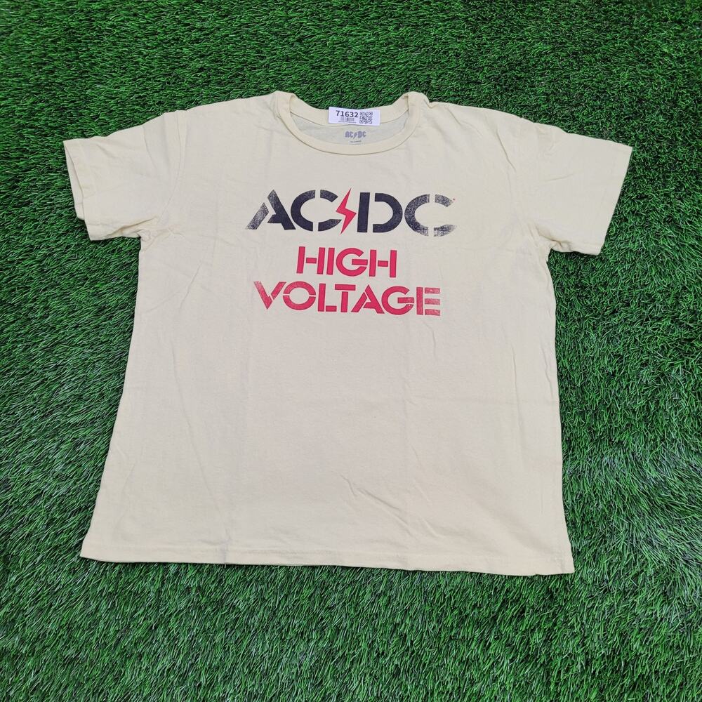 ACDC Rock Band Shirt Womens XL 22x25 High-Voltage